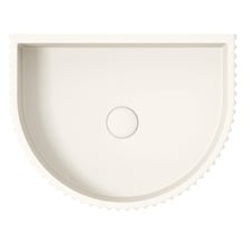 Valentina 465mm Arch Concrete Wall Hung Basin